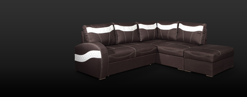 Narożnik FOX pełny z pufą