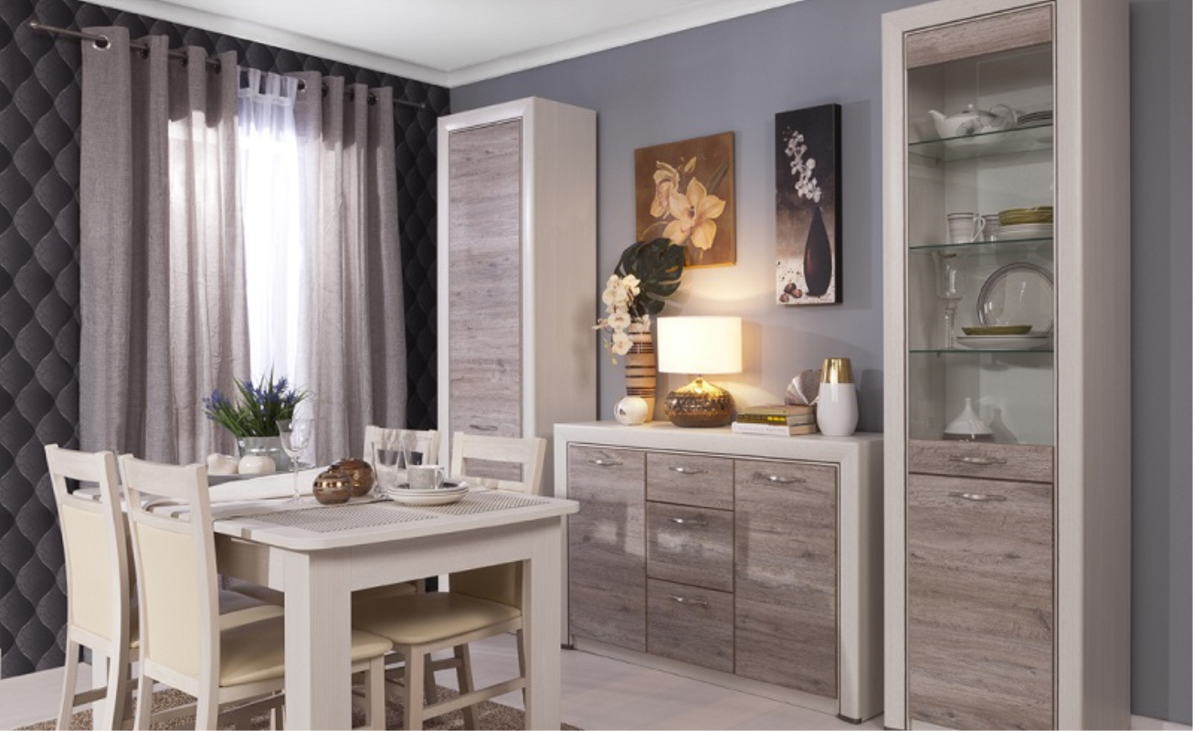 OLIVIA krem / dąb ancona