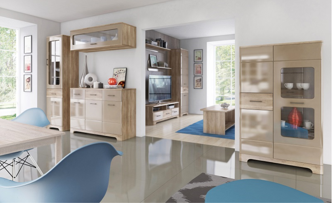 MULATTO dąb canyon / cappuccino połysk