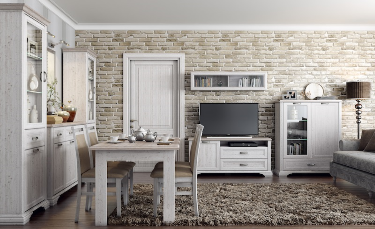 MONAKO sosna vintage / dąb ancona